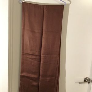 Viscose  100% Brown Scarf  Made In Indian $50